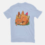 Snackasaurus Snooze-Womens-Fitted-Tee-spoilerinc