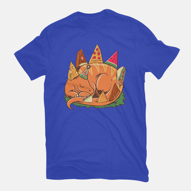 Snackasaurus Snooze-Womens-Fitted-Tee-spoilerinc
