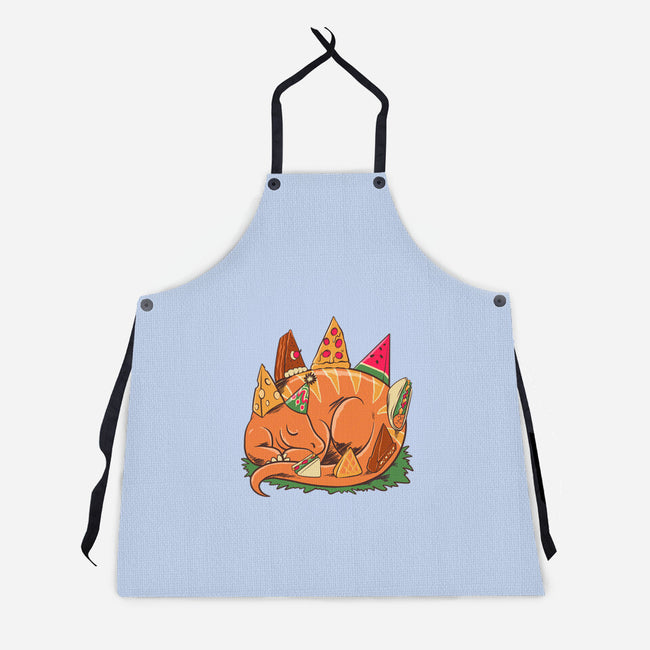 Snackasaurus Snooze-Unisex-Kitchen-Apron-spoilerinc