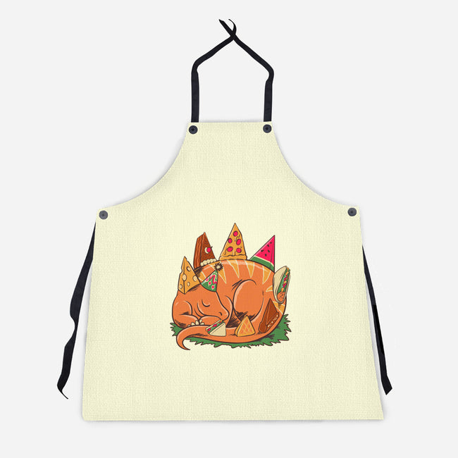 Snackasaurus Snooze-Unisex-Kitchen-Apron-spoilerinc