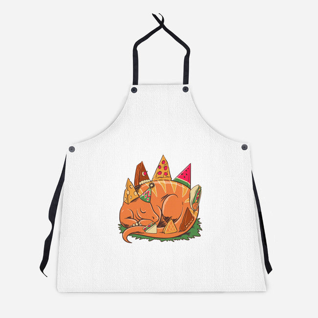 Snackasaurus Snooze-Unisex-Kitchen-Apron-spoilerinc