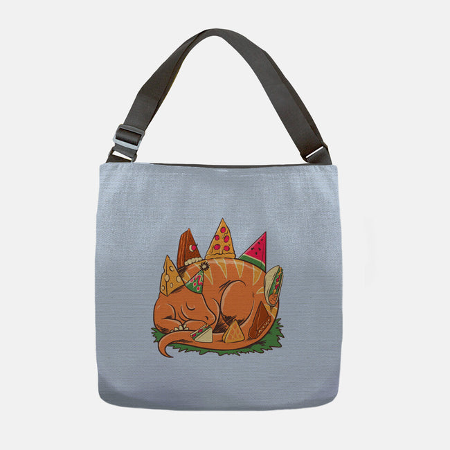Snackasaurus Snooze-None-Adjustable Tote-Bag-spoilerinc