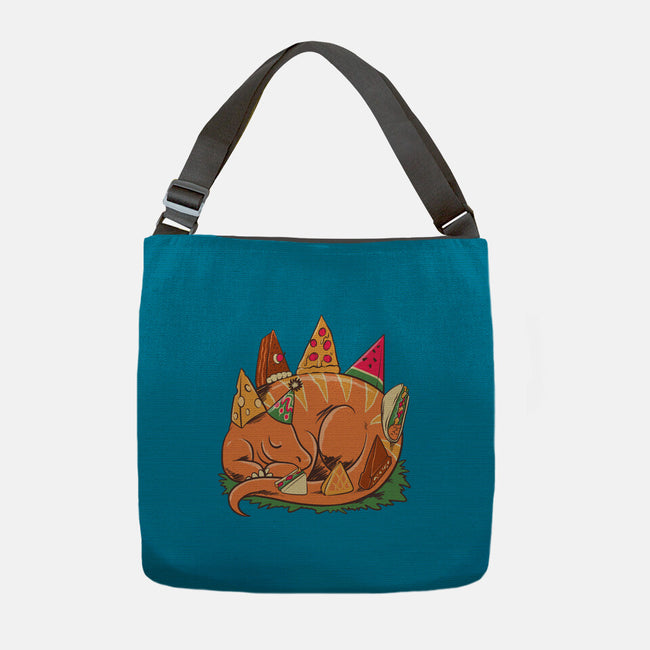 Snackasaurus Snooze-None-Adjustable Tote-Bag-spoilerinc