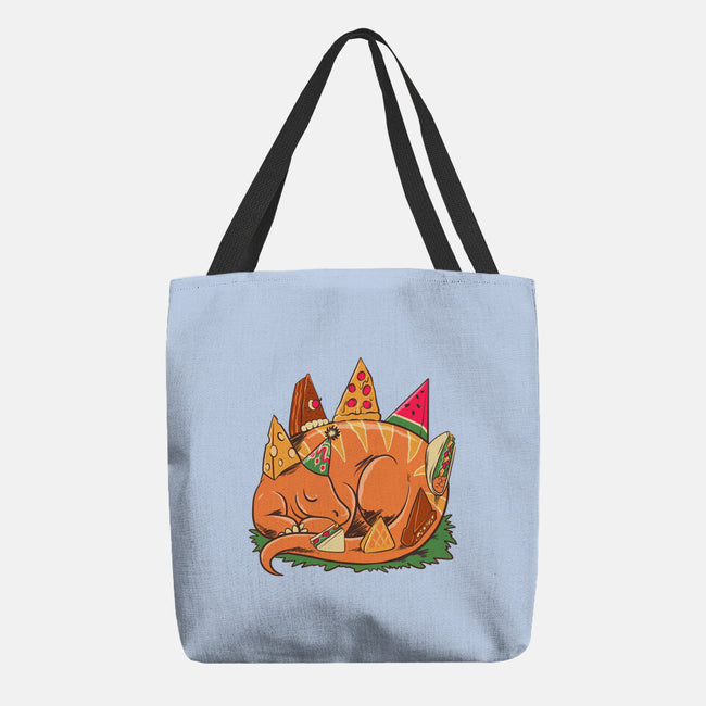 Snackasaurus Snooze-None-Basic Tote-Bag-spoilerinc