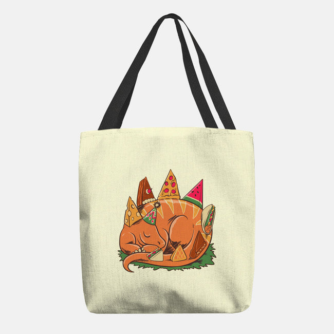 Snackasaurus Snooze-None-Basic Tote-Bag-spoilerinc