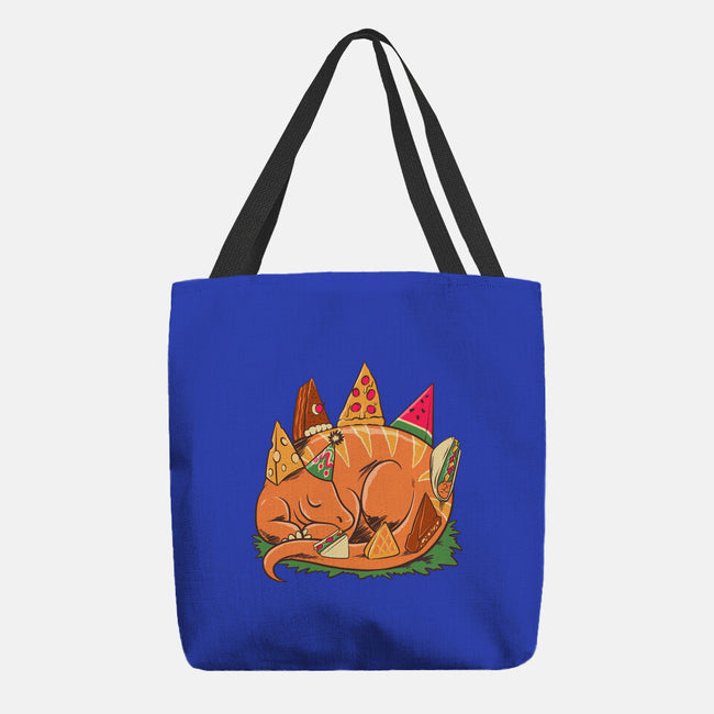 Snackasaurus Snooze-None-Basic Tote-Bag-spoilerinc