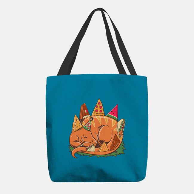 Snackasaurus Snooze-None-Basic Tote-Bag-spoilerinc