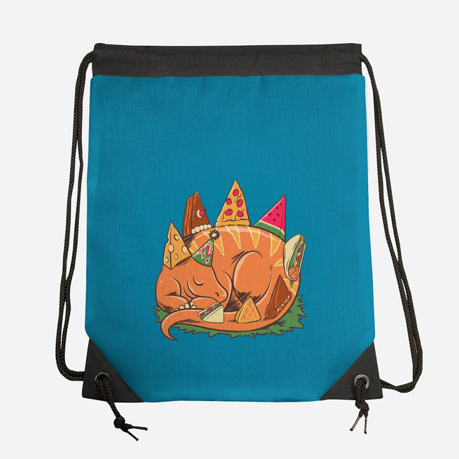 Snackasaurus Snooze-None-Drawstring-Bag-spoilerinc