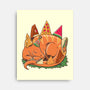 Snackasaurus Snooze-None-Stretched-Canvas-spoilerinc