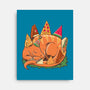Snackasaurus Snooze-None-Stretched-Canvas-spoilerinc