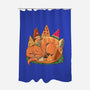 Snackasaurus Snooze-None-Polyester-Shower Curtain-spoilerinc