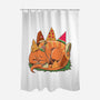 Snackasaurus Snooze-None-Polyester-Shower Curtain-spoilerinc