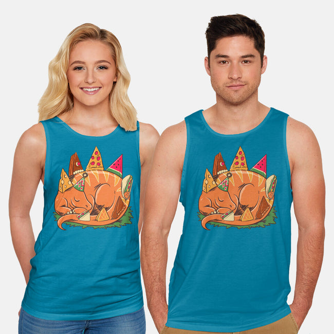 Snackasaurus Snooze-Unisex-Basic-Tank-spoilerinc
