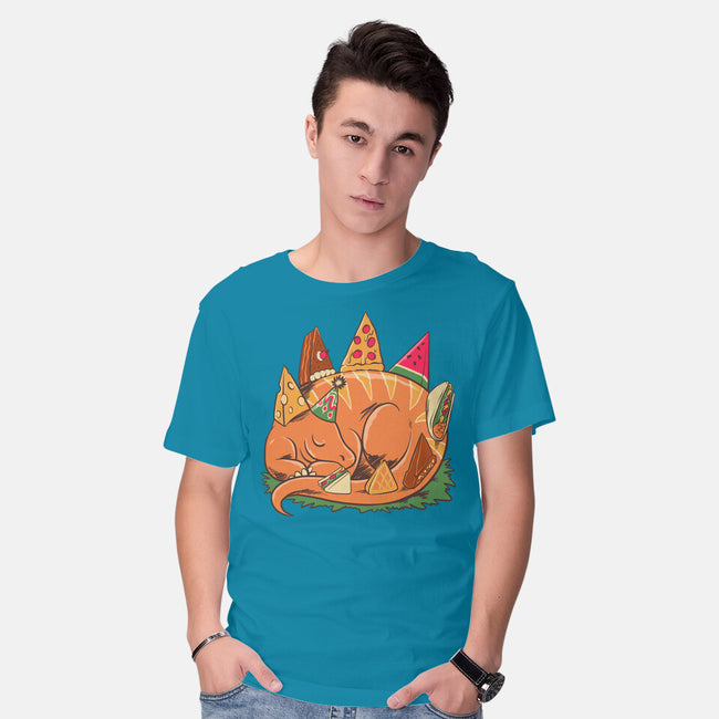 Snackasaurus Snooze-Mens-Basic-Tee-spoilerinc