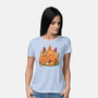 Snackasaurus Snooze-Womens-Basic-Tee-spoilerinc