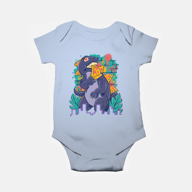Pizzaurus Supreme-Baby-Basic-Onesie-spoilerinc