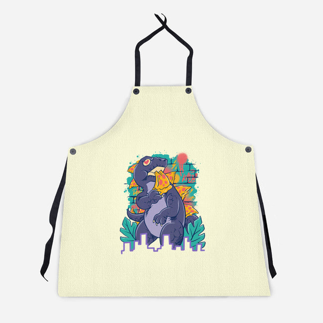 Pizzaurus Supreme-Unisex-Kitchen-Apron-spoilerinc