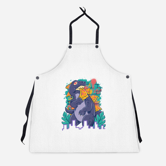 Pizzaurus Supreme-Unisex-Kitchen-Apron-spoilerinc
