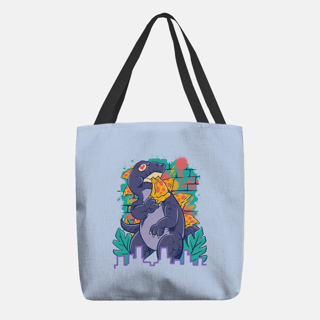 Pizzaurus Supreme-None-Basic Tote-Bag-spoilerinc
