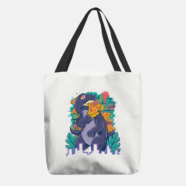 Pizzaurus Supreme-None-Basic Tote-Bag-spoilerinc