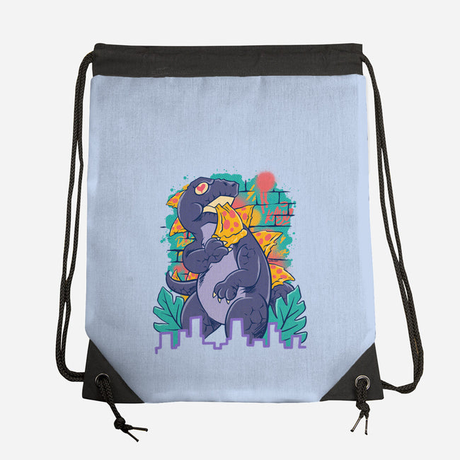 Pizzaurus Supreme-None-Drawstring-Bag-spoilerinc