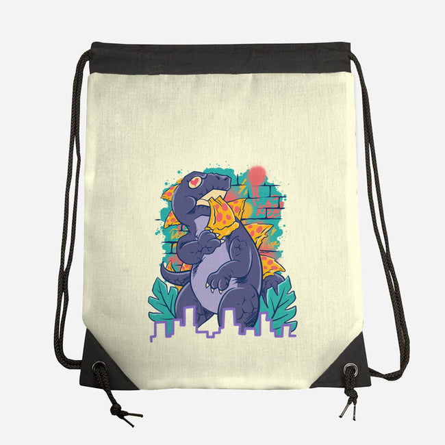 Pizzaurus Supreme-None-Drawstring-Bag-spoilerinc