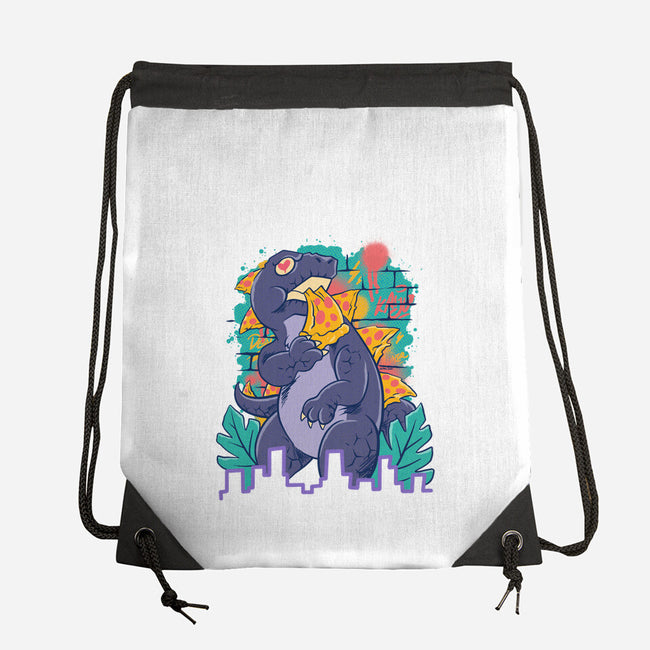 Pizzaurus Supreme-None-Drawstring-Bag-spoilerinc