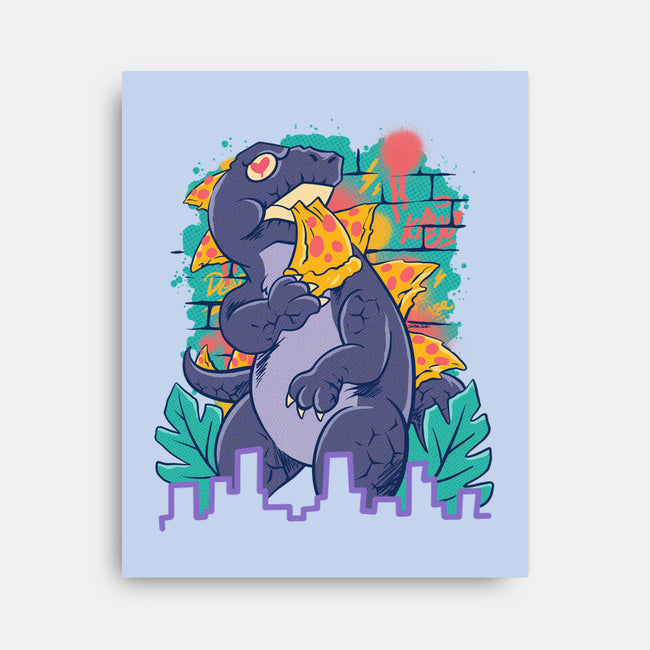 Pizzaurus Supreme-None-Stretched-Canvas-spoilerinc