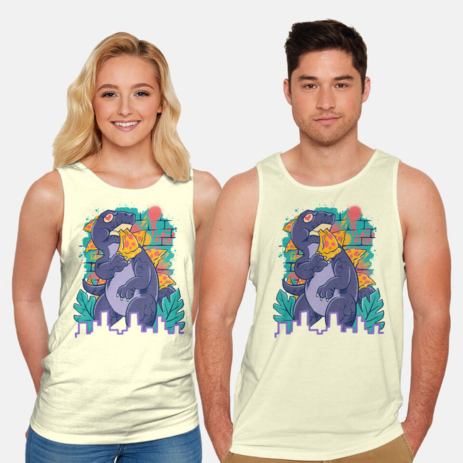 Pizzaurus Supreme-Unisex-Basic-Tank-spoilerinc