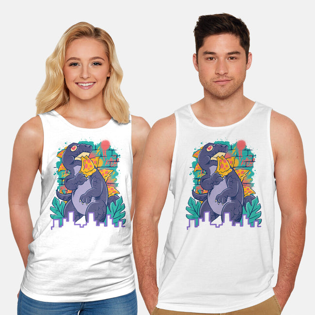 Pizzaurus Supreme-Unisex-Basic-Tank-spoilerinc