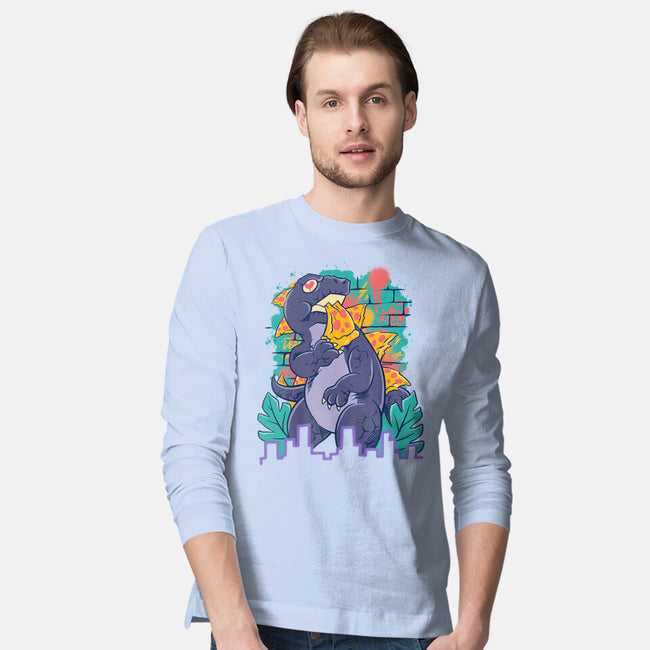 Pizzaurus Supreme-Mens-Long Sleeved-Tee-spoilerinc