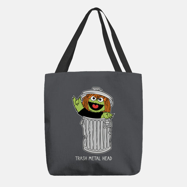 Trash Metal Head-None-Basic Tote-Bag-imisko