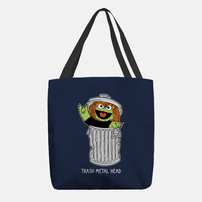 Trash Metal Head-None-Basic Tote-Bag-imisko
