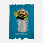 Trash Metal Head-None-Polyester-Shower Curtain-imisko