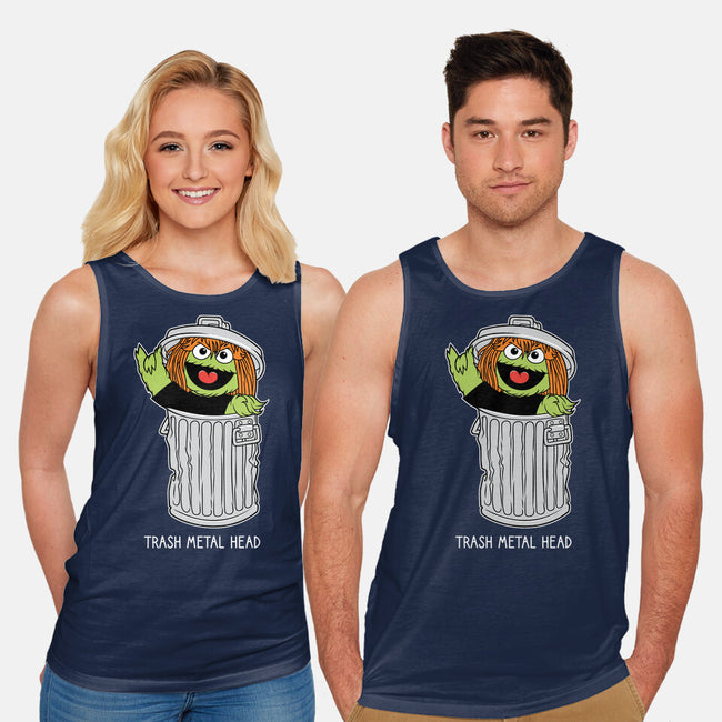 Trash Metal Head-Unisex-Basic-Tank-imisko