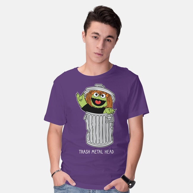 Trash Metal Head-Mens-Basic-Tee-imisko