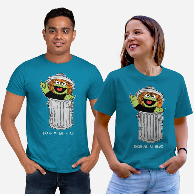 Trash Metal Head-Unisex-Basic-Tee-imisko
