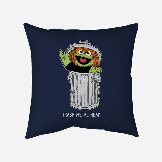 Trash Metal Head-None-Removable Cover w Insert-Throw Pillow-imisko