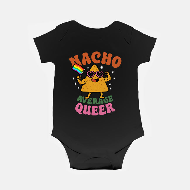 Nacho Average Queer-Baby-Basic-Onesie-Boggs Nicolas