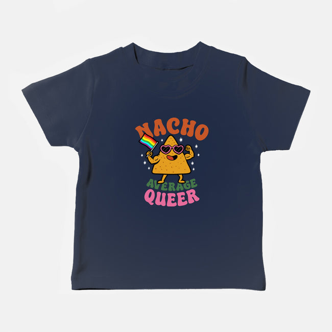 Nacho Average Queer-Baby-Basic-Tee-Boggs Nicolas