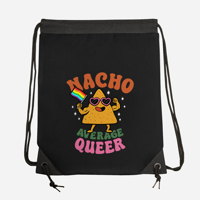 Nacho Average Queer-None-Drawstring-Bag-Boggs Nicolas
