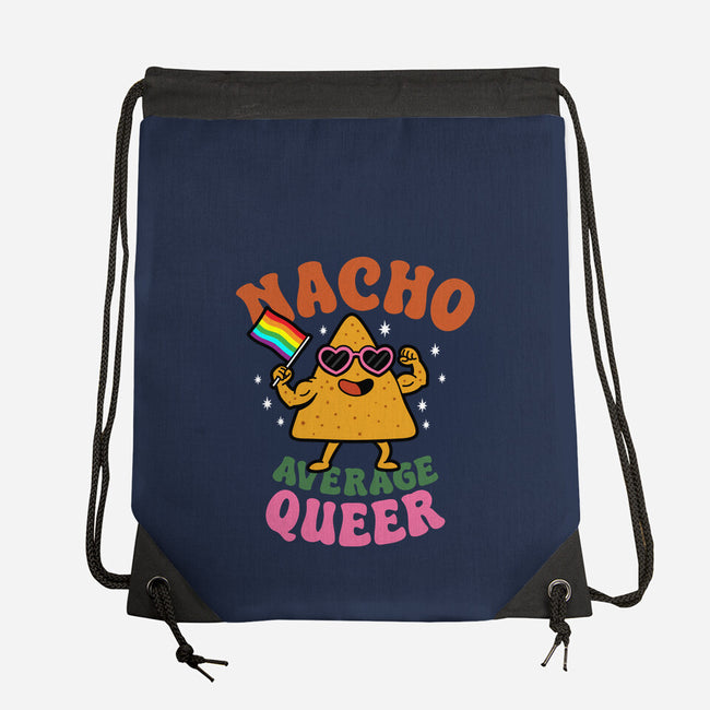 Nacho Average Queer-None-Drawstring-Bag-Boggs Nicolas
