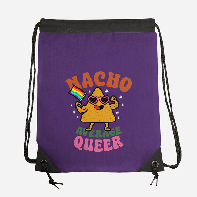 Nacho Average Queer-None-Drawstring-Bag-Boggs Nicolas