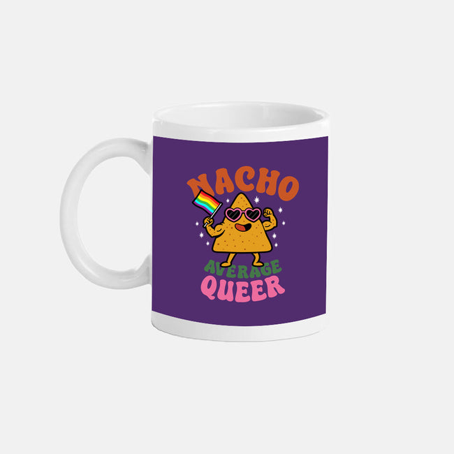 Nacho Average Queer-None-Mug-Drinkware-Boggs Nicolas