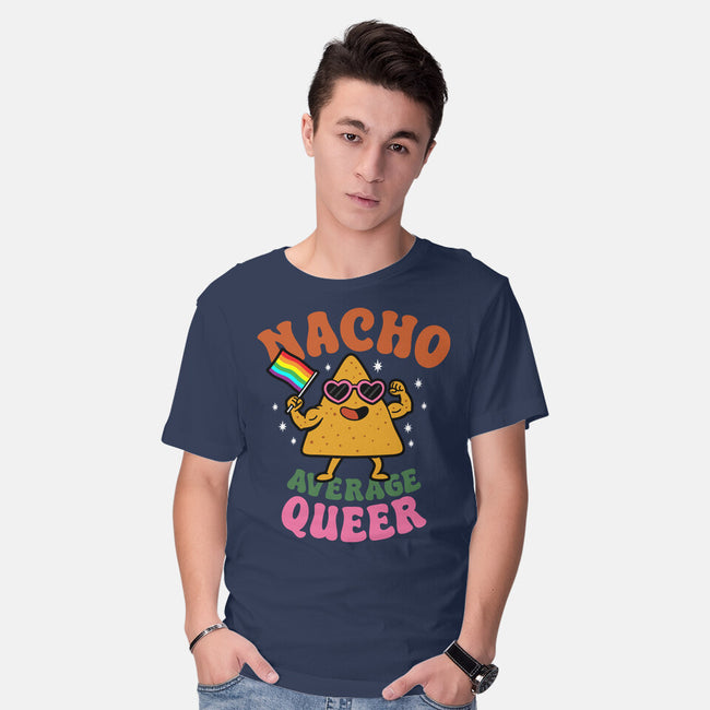 Nacho Average Queer-Mens-Basic-Tee-Boggs Nicolas