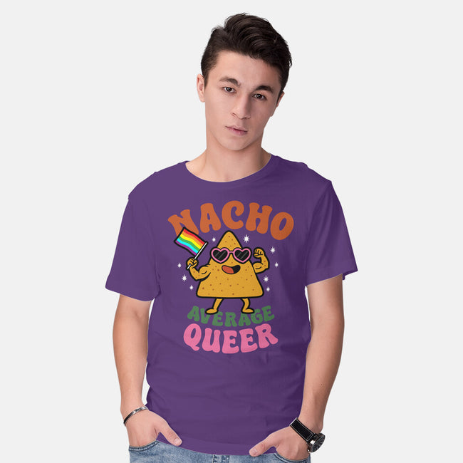 Nacho Average Queer-Mens-Basic-Tee-Boggs Nicolas