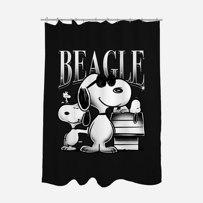 Bootleg Beagle-None-Polyester-Shower Curtain-estudiofitas