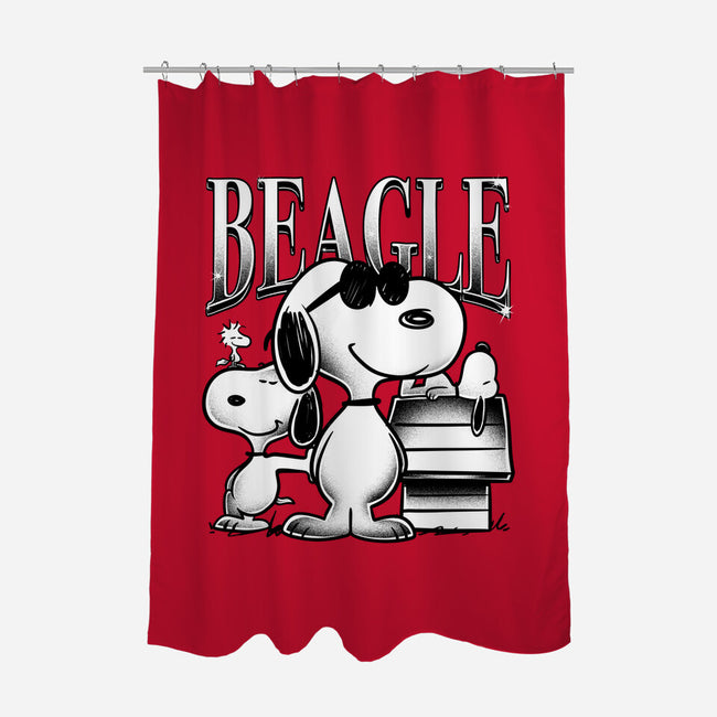 Bootleg Beagle-None-Polyester-Shower Curtain-estudiofitas