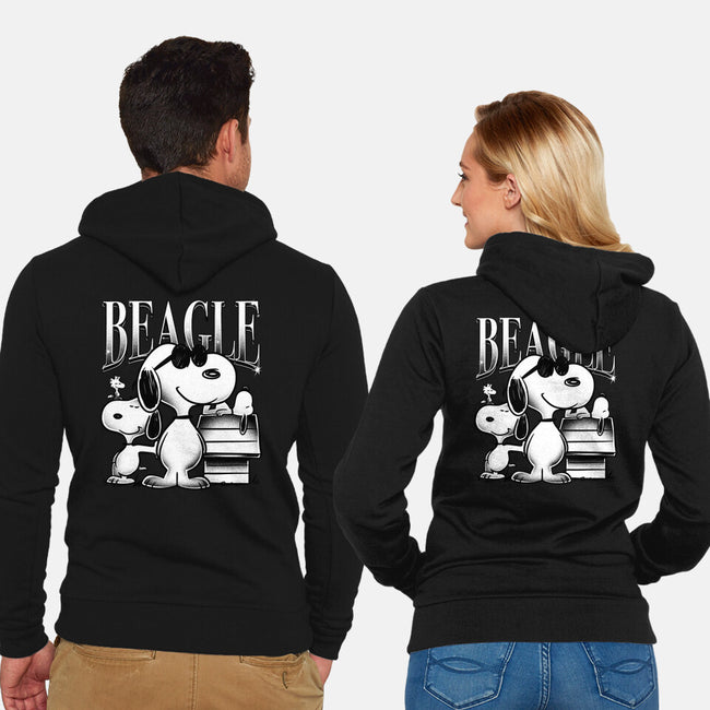 Bootleg Beagle-Unisex-Zip-Up-Sweatshirt-estudiofitas