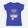 I Want You Right Meow-Womens-V-Neck-Tee-krisren28